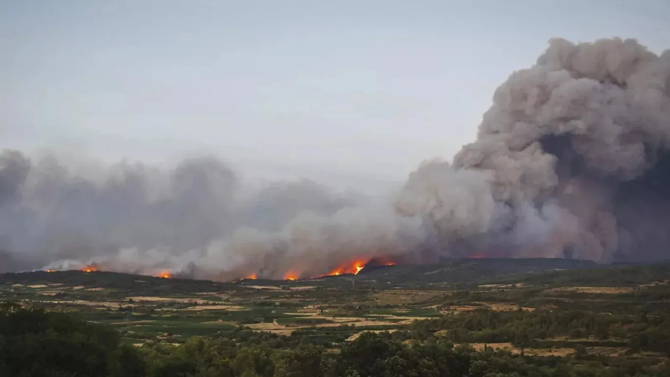 La sequía y el cambio climático, culpables del incendio en el sur de ...