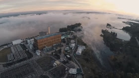 Central Nuclear Embalse - vista con un dron
